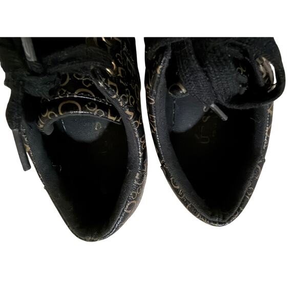 Guess shoes slip on womens shoes sz 7 gold brown sneakers dressy trendy - Picture 7 of 9